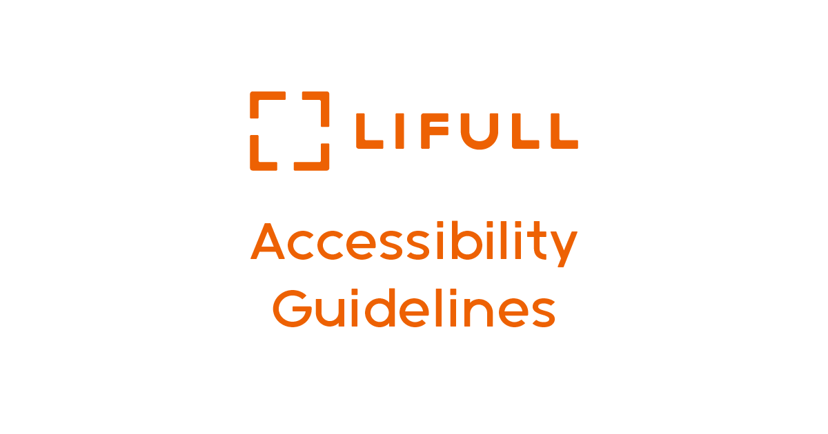 LIFULL Accessibility Guidelines